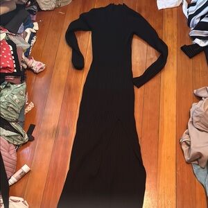 Wilfred Black Long Sleeve Dress